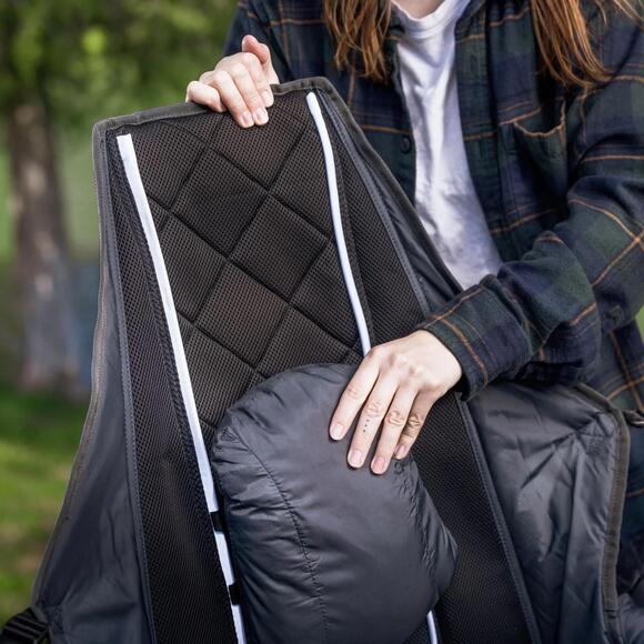 Ozark Trail Swing Hammock Chair, Black Grey, Portable - Picture 4 of 9